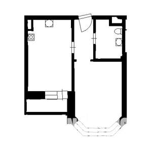 1-к квартира, на длительный срок, 42м2, 7/28 этаж
