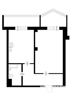 1-к квартира, на длительный срок, 50м2, 3/16 этаж