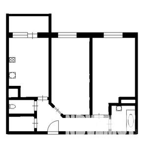 2-к квартира, на длительный срок, 55м2, 23/25 этаж