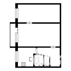 2-к квартира, на длительный срок, 45м2, 3/5 этаж