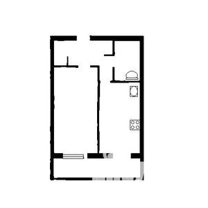 1-к квартира, на длительный срок, 36м2, 5/21 этаж