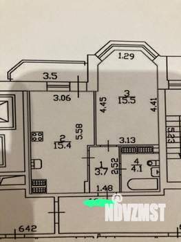 1-к квартира, на длительный срок, 39м2, 17/27 этаж