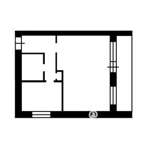 1-к квартира, на длительный срок, 34м2, 4/9 этаж