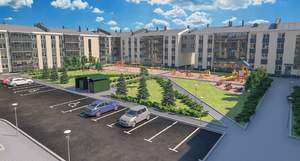 1-к квартира, на длительный срок, 47м2, 1/4 этаж