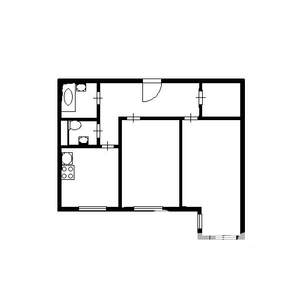 2-к квартира, на длительный срок, 57м2, 6/9 этаж