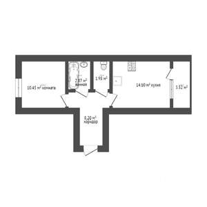 1-к квартира, на длительный срок, 35м2, 15/20 этаж
