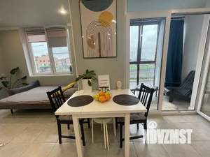 Студия квартира, посуточно, 44м2, 2/5 этаж