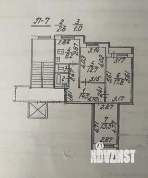 3-к квартира, на длительный срок, 70м2, 8/10 этаж
