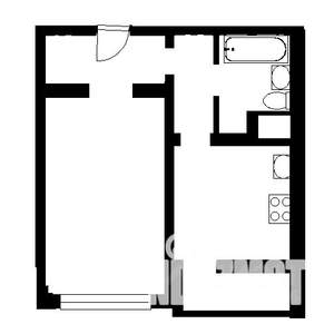 1-к квартира, на длительный срок, 37м2, 16/24 этаж