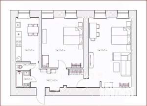 2-к квартира, на длительный срок, 85м2, 2/5 этаж
