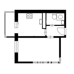 1-к квартира, на длительный срок, 34м2, 19/25 этаж