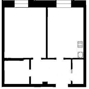 1-к квартира, на длительный срок, 64м2, 6/9 этаж