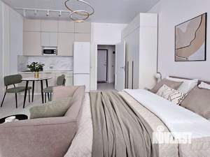 Студия квартира, на длительный срок, 25м2, 1/5 этаж