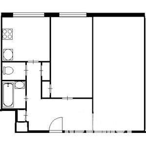2-к квартира, на длительный срок, 55м2, 6/12 этаж