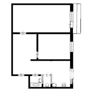2-к квартира, на длительный срок, 55м2, 7/10 этаж