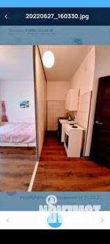 Студия квартира, на длительный срок, 26м2, 4/18 этаж