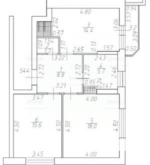 2-к квартира, на длительный срок, 60м2, 9/27 этаж