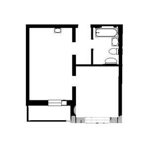 1-к квартира, на длительный срок, 35м2, 20/21 этаж