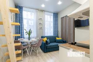Студия квартира, посуточно, 20м2, 2/4 этаж