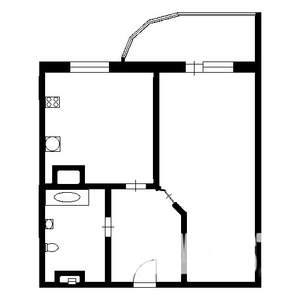 1-к квартира, на длительный срок, 34м2, 3/18 этаж