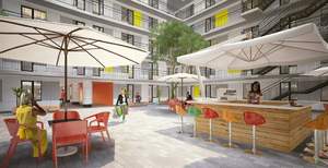 Студия квартира, на длительный срок, 29м2, 9/17 этаж