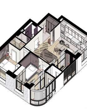 3-к квартира, на длительный срок, 90м2, 3/9 этаж