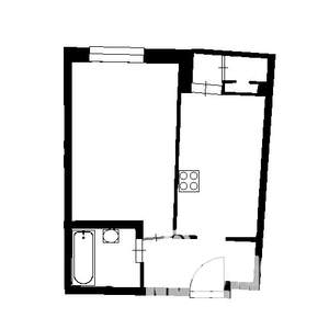 1-к квартира, на длительный срок, 32м2, 3/19 этаж