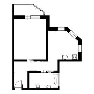 1-к квартира, на длительный срок, 41м2, 5/26 этаж