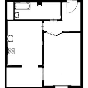 1-к квартира, на длительный срок, 40м2, 2/9 этаж