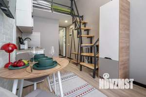 1-к квартира, посуточно, 17м2, 1/1 этаж