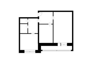 2-к квартира, на длительный срок, 53м2, 10/12 этаж
