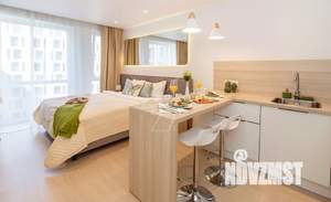 Студия квартира, на длительный срок, 28м2, 6/10 этаж