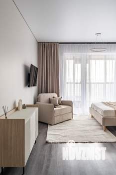 Студия квартира, на длительный срок, 24м2, 22/22 этаж