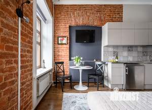 Студия квартира, на длительный срок, 35м2, 3/4 этаж