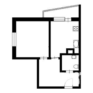 1-к квартира, на длительный срок, 38м2, 2/25 этаж