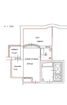 2-к квартира, на длительный срок, 78м2, 8/9 этаж