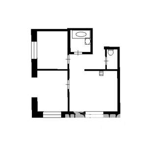 2-к квартира, на длительный срок, 48м2, 3/4 этаж