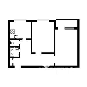 2-к квартира, на длительный срок, 50м2, 7/9 этаж