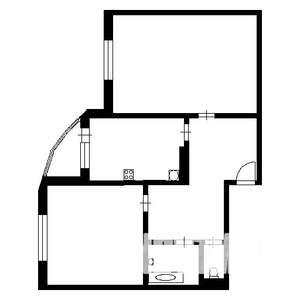 2-к квартира, на длительный срок, 51м2, 7/12 этаж