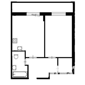 2-к квартира, на длительный срок, 45м2, 11/15 этаж