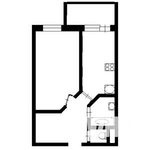 1-к квартира, на длительный срок, 35м2, 18/25 этаж