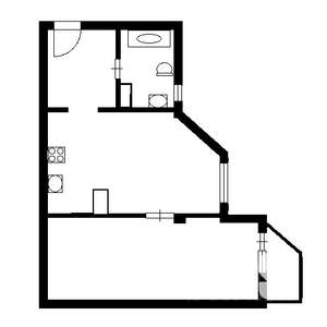 1-к квартира, на длительный срок, 56м2, 7/9 этаж