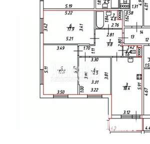 3-к квартира, на длительный срок, 83м2, 3/15 этаж