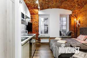 Студия квартира, посуточно, 28м2, 1/4 этаж