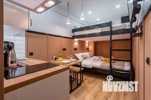 Студия квартира, посуточно, 18м2, 1/6 этаж