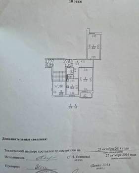 2-к квартира, на длительный срок, 60м2, 10/10 этаж