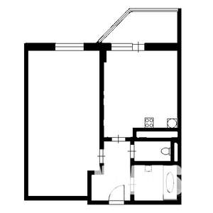 1-к квартира, на длительный срок, 38м2, 6/13 этаж