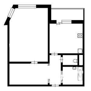 1-к квартира, на длительный срок, 42м2, 1/10 этаж