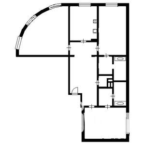 3-к квартира, на длительный срок, 166м2, 5/26 этаж