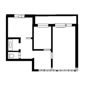 2-к квартира, на длительный срок, 52м2, 6/16 этаж